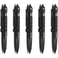 thumbnail image 1 of W829 5 Pack Car Window Breaker Pens, Tactical Pen Portable Multi-Functional Emergency with 5 Black Ballpoint Refills for Writing, Professional Glass Breaker Pen, Multitool for Father's Day, 1 of 1