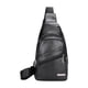 thumbnail image 2 of Bolso Bandolera Impermeable de Piel Sintética para Hombre con Puerto de Carga Usb, Antirrobo, para Uso Informal y Profesional., 2 of 6