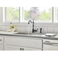 thumbnail image 3 of Danze D401157BS Opulence Single Handle Kitchen Faucet with Side Spray, Satin Black, 3 of 8