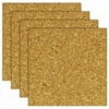 Board Dudes CXP78 6" x 6" Light Cork Tiles 4-Pack