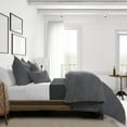 thumbnail image 3 of Vanessa Charcoal Duvet Cover Set Queen, 3 of 5