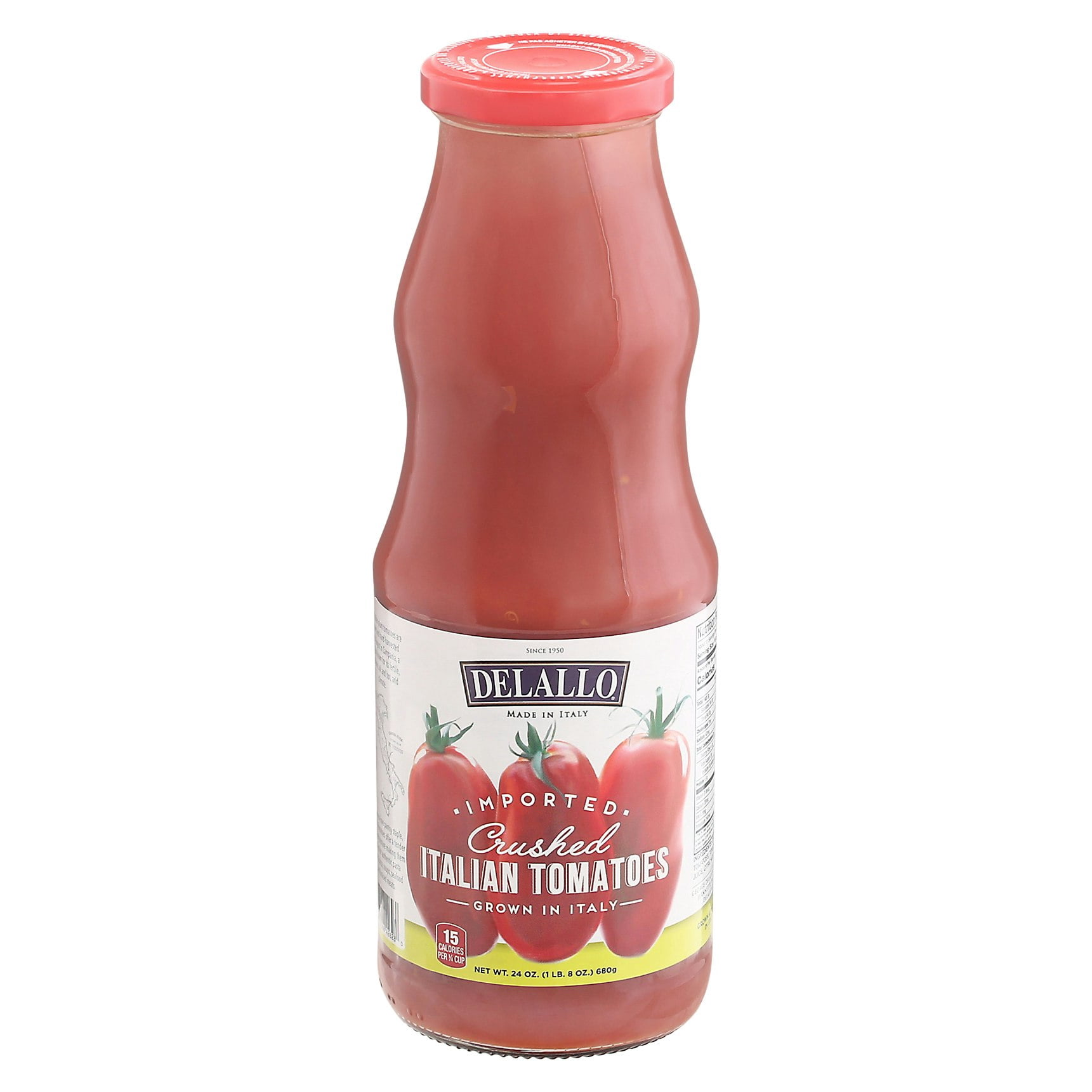 Delallo Crushed Italian Tomatoes 24 oz (Pack Of 6)