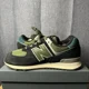 thumbnail image 2 of New Balance 574 Black Green Kids Shoes Size 4 New In Box U574KBG, 2 of 6