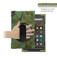 thumbnail image 2 of Dteck Case For Amazon Kindle Fire HD10 2017/2018/2019 Released, Shockproof Armor Heavy Duty Protective Cover Kickstand Palmstrap Rubber Hard Case (without Screen Protector)10.1 inches,Armygreen, 2 of 6