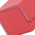 thumbnail image 3 of Card Deck Case Organizer Storage Box for MTG leather Card Deck Case Cards Poker Cards Sport Card Red, 3 of 7