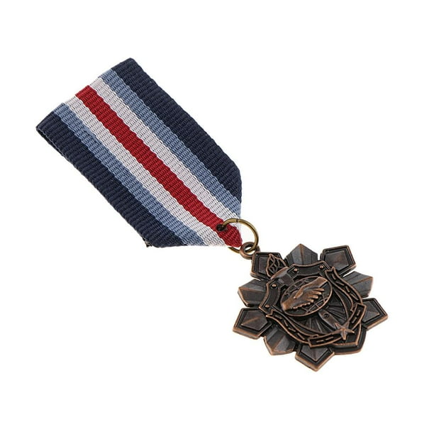 Medalla de tela, corona, insignia, broche de solapa, disfraz, uniforme, ramillete, joyería 85 mm