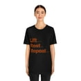 thumbnail image 4 of Lift Rest Repeat Weightlifting Body Builder tshirt S-3XL, 4 of 10