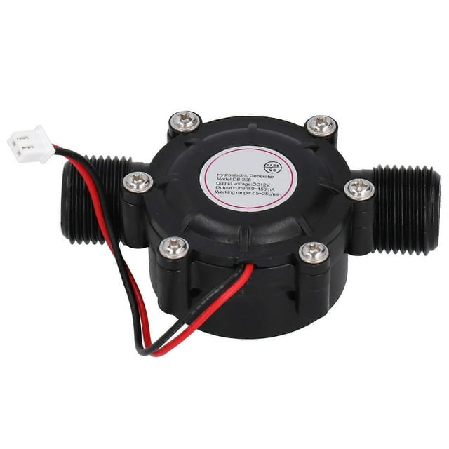 Générateur de turbine hydraulique DB-268, micro-hydroélectrique, sans is, filetage mâle G1/2", sortie CC 12 V