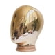thumbnail image 2 of Estante de almacenamiento de gorras de cabeza de maniquí estable con soporte de madera Soporte de sombreros de mesa para Oro, 2 of 9