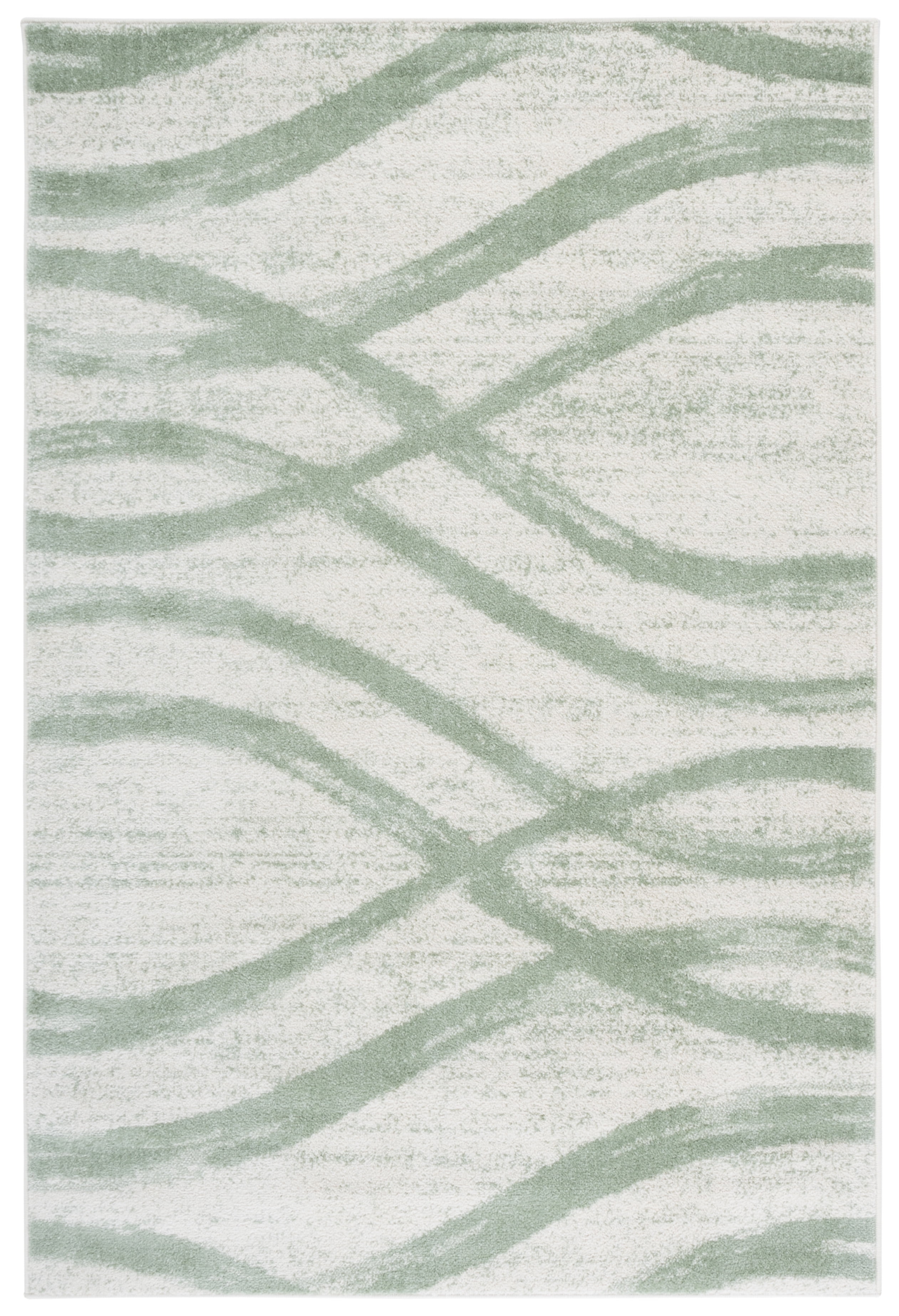 Safavieh Adirondack Isidor Geometric Swirls Area Rug, Ivory/Sage, 3' x 5'
