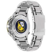 Citizen Mens Eco-Drive Blue Angels World Chronograph A-T Watch AT8020-54L
