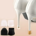 thumbnail image 7 of Women's Shoe Heel Protectors, 2-Pairs Clear TPU Anti-Slip Covers, Noise Reducing Tips for Dress Shoes, 7 of 7
