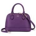 thumbnail image 1 of Bandolera LOVEVOOK pequeña con doble cremallera y asa superior, color morado, 1 of 7