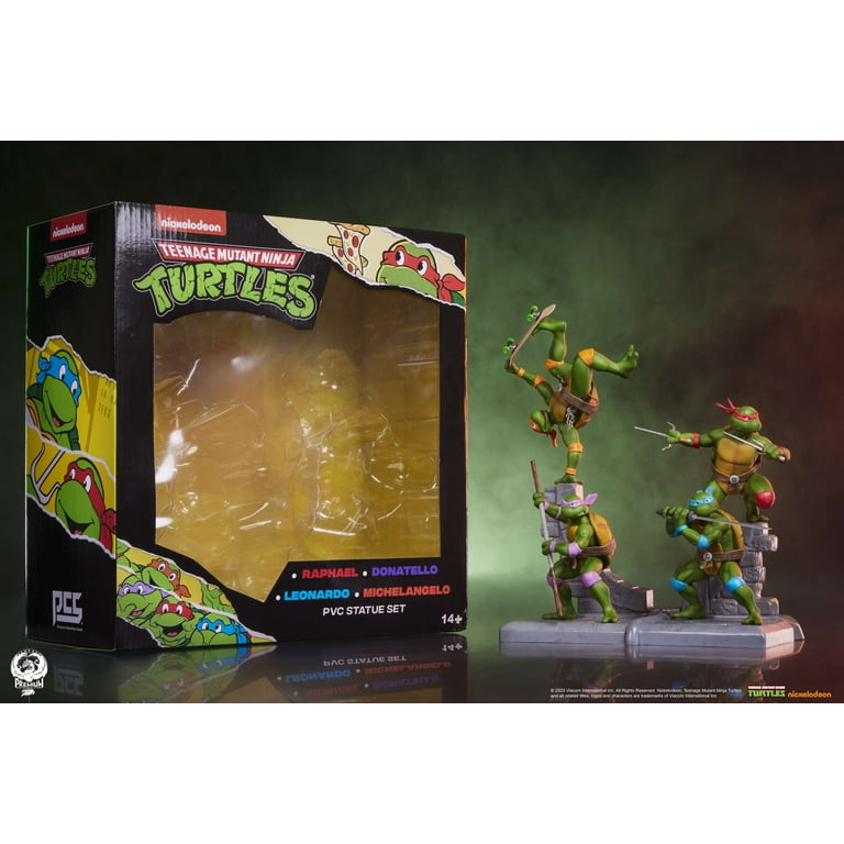 16d PVC フィギュアセット 4体 Teenage Mutant Ninja Turtles PVC Figure Statue 4-Pack - Walmart.com
