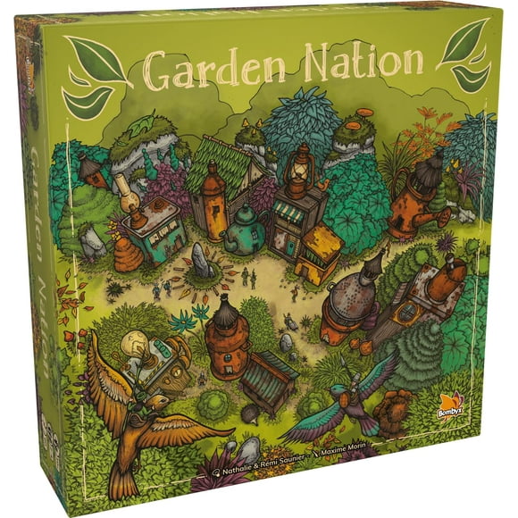 Bombyx Garden Nation - Jeu de Société Guerre et Construction, 10+, 2-4 Joueurs, 60 Min