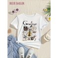 thumbnail image 1 of Camiseta casual rosa de moda para niña BLUE SAILOR | Cómoda camiseta de algodón con cuello redondo y manga corta - Estampado de dibujos animados "Cordline" original, ideal para jóvenes., 1 of 7