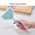 thumbnail image 2 of Espátula de silicona, espátula de cocina resistente al calor, espátula de goma antiadherente de boca ancha para freír en casa, hornear, cocinar azul, 2 of 5