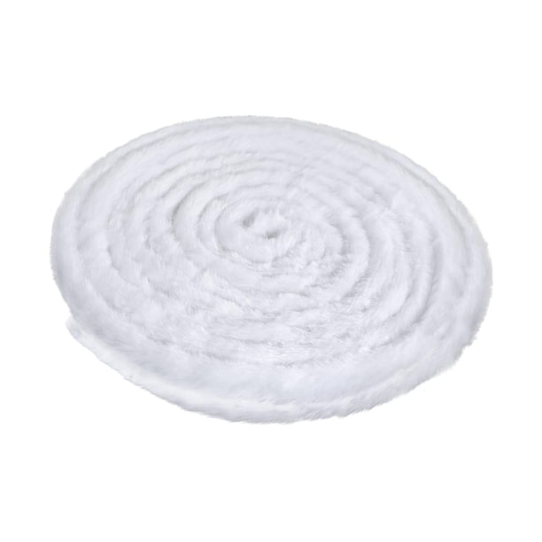 Cinta de piel artificial navideña, tira de piel artificial para juegos de rol, cinta de adorno para disfraces de 5 cm de ancho para decoración