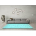 thumbnail image 3 of Ahgly Company Indoor Rectangle Persian Light Blue Traditional Area Rugs, 5' x 7', 3 of 4