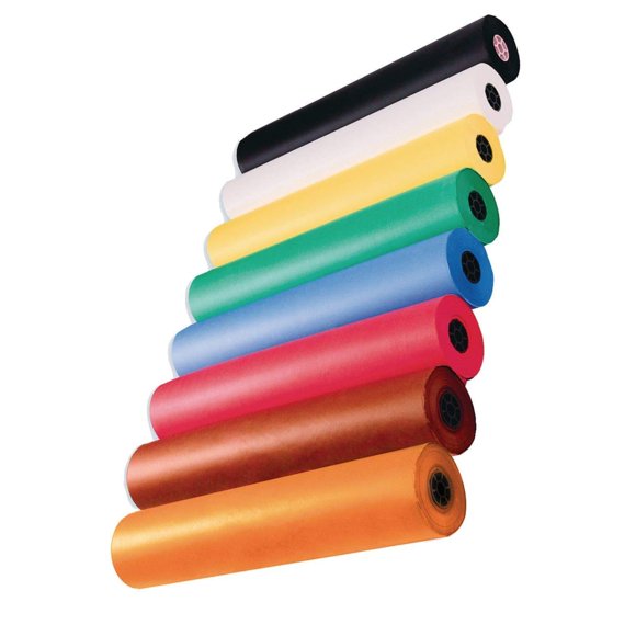 Rollos de papel de colores ignífugos Riverside de 36 cm x 1000 m