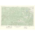 thumbnail image 3 of USGS 18x14 Black Modern Framed Museum Art Print Titled - Llano Texas Quad - USGS 1954, 3 of 5