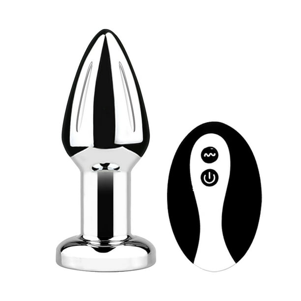 Birdsexy Metal Vibrating Butt Plug With Remote Anal Plug Vibrator Prostate Massager Sex Toys