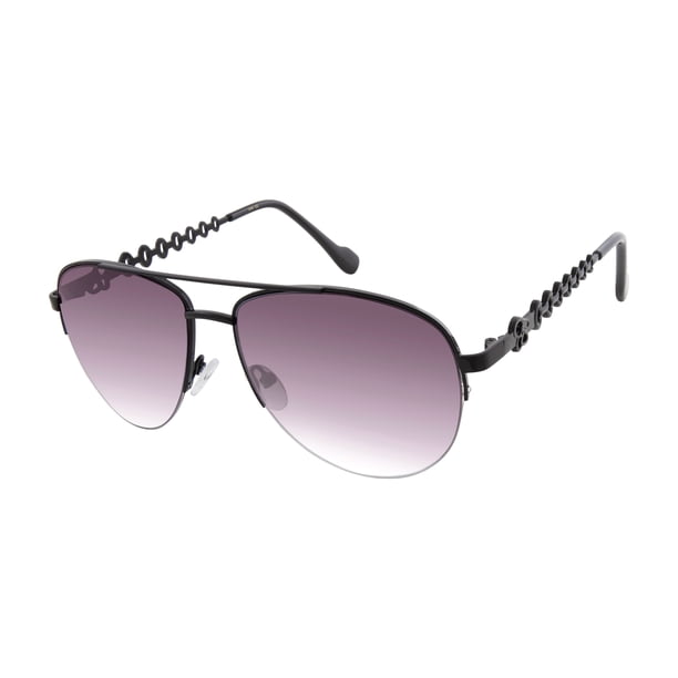 Jessica Simpson Jessica Simpson Women's SemiRimless Metal Aviator Sunglasses with Loop