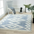 thumbnail image 5 of Luxe Weavers South Western Geometric Fringe Blue 8x10 Area Rug, Indoor Carpet, 5 of 8