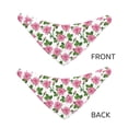 thumbnail image 3 of Honeii Rose Flowers Print Pet Scarf Dog Bandanas for Dogs Triangle Dog Scarfs,Bandana Pet Cute Scarf Bibs for Small Medium Dogs and Cat-Large, 3 of 5