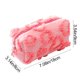 thumbnail image 2 of Bolsa De Peluche Bolsa de almacenamiento de sherpa de felpa con estampado de corazón rosa, 1 unidad, organizador de tela para armario de dormitorio JASKFLY, 2 of 8