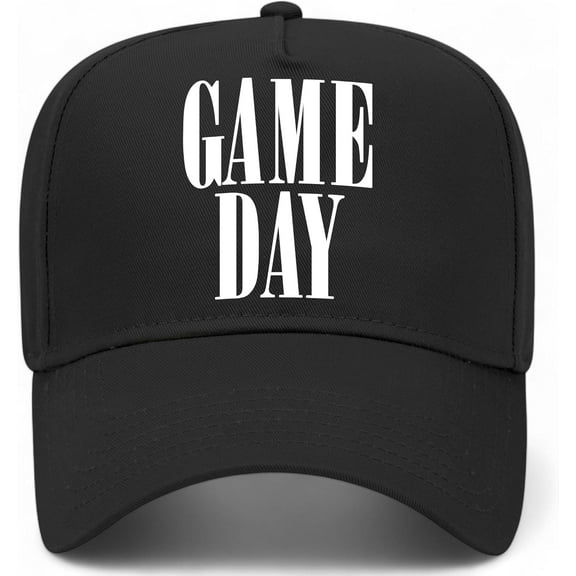 Game Day Serif Vintage Trucker Hat Premium Snapback Baseball Hat for Men & Women