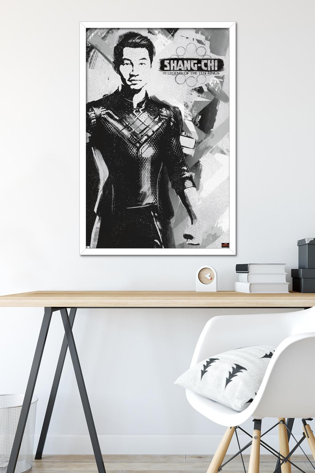 Marvel Shang-Chi and the Legend of the Ten Rings - Shang-Chi Wall Poster, 22.375" x 34", Framed