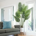thumbnail image 6 of Artificial Fake Palm Tree Pot, Simulation Faux Tropical Palm Potted Silk Plant Decor, 6 of 8