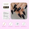 thumbnail image 2 of Kit de uñas Coolnail Gel para Halloween Black Stiletto, 2 of 9