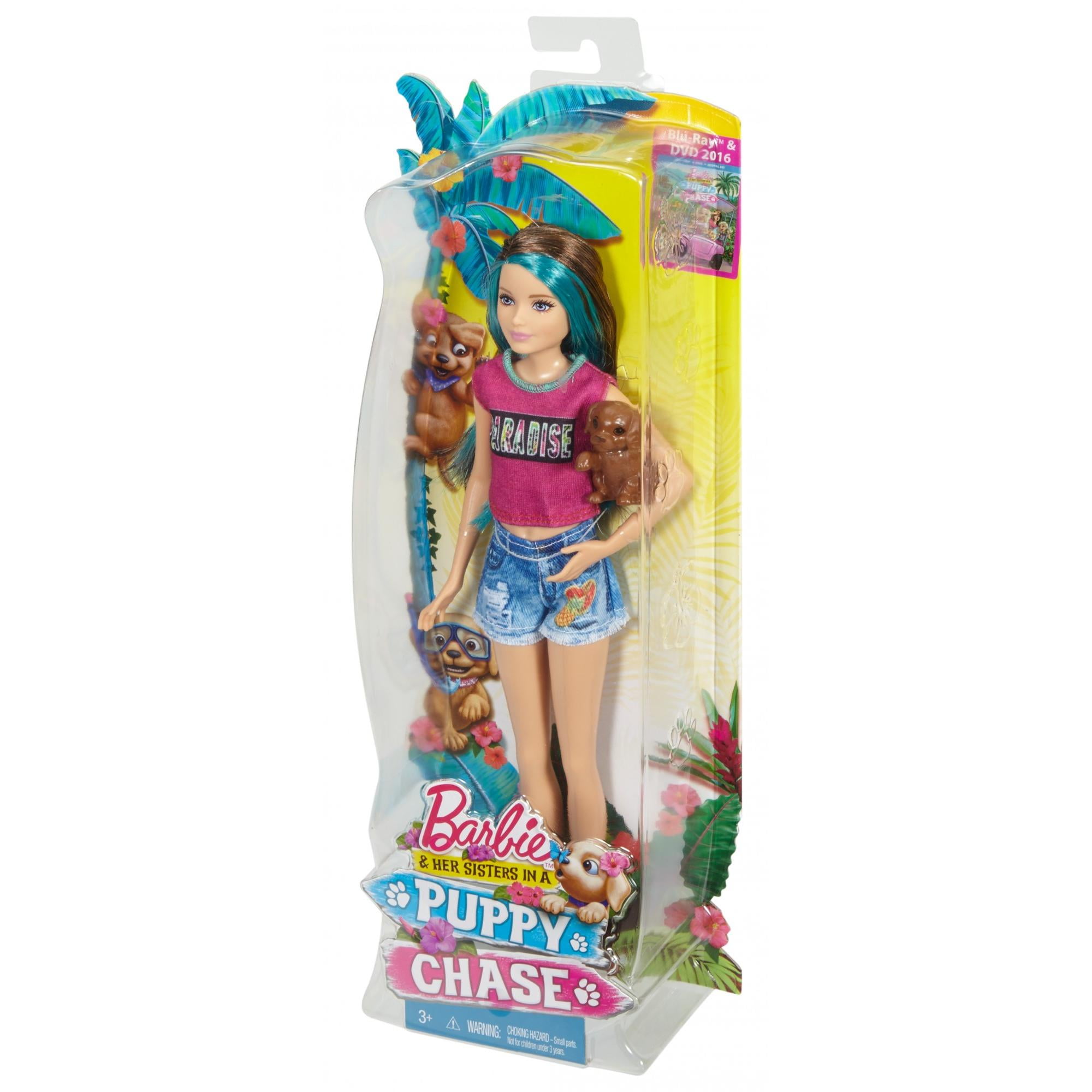 barbie sisters puppy and skipper doll