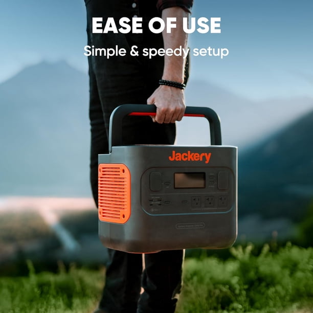 Jackery Explorer 2000 PRO Portable Power Station, 2160Wh Capacity with 3x120V/2200W AC Outlets, Solar Mobile Lithium Battery Pack for Outdoor RV