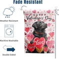 thumbnail image 4 of Black Lab Valentine House Flags 28x40 Double Sided Labrador Dog Valentines Day Garden Flag Large Valentine''s Banners for Outside, 4 of 7
