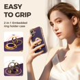 thumbnail image 2 of Funda Nonional para iPhone 16 con Soporte de Anillo y 2 Protectores de Pantalla, 2 of 5