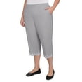 thumbnail image 3 of Alfred Dunner Womens Plus-Size Eyelet Embroidered Capri, 3 of 4