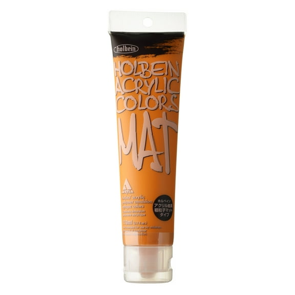 Holbein Mat Acrylic Color, 110ml, Orange