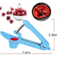 thumbnail image 6 of Cherry Pitter Tool for Kids, Heavy-Duty Cherry Pitters Corer Tool with Space-Saving Lock Design, Multi-Function Cherries Stoner Seed Remover Tool for Making Cherry Jam (Blue), 6 of 7