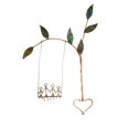 thumbnail image 1 of Swing Decorations Metal Wall Arts, Metal Wall Decor, Wall Decor Living Room, Exquisite Wall Sculptures Home Decor C, 1 of 5