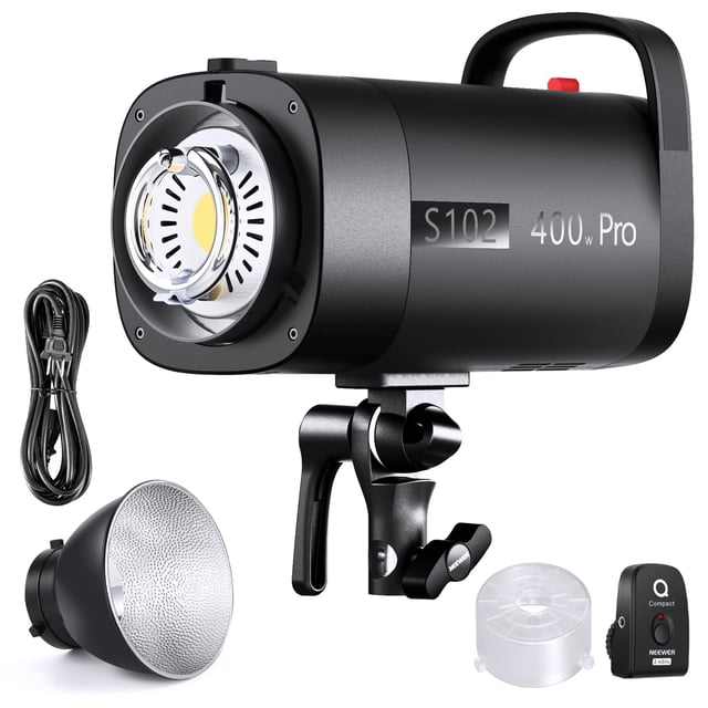 Linterna estroboscópica Neewer S102-400W PRO 400Ws GN62 5600K