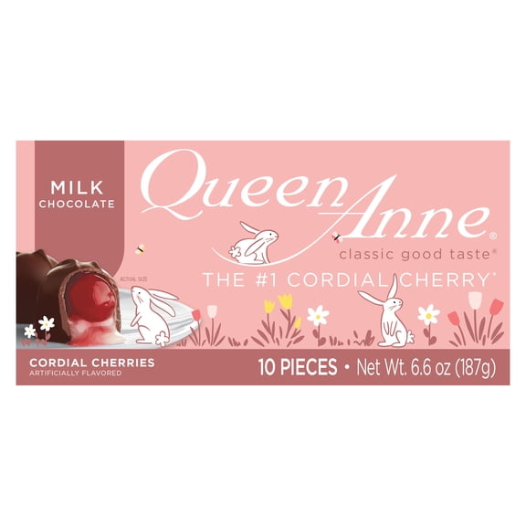 Queen Anne Milk Chocolate Cordial Easter Cherries - 6.6OZ