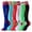 color 7, variant on 6 Pairs Knee High Support Stockings for Circulation Nurses Pregnant Travel