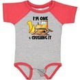 thumbnail image 3 of Inktastic I'm 1 and Crushing It Construction 1st Birthday Boys or Girls Baby Bodysuit, 3 of 5