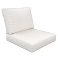 thumbnail image 3 of Sunbrella 25 x 25 White Solid Outdoor Lounge Chair Cushion, 3 of 7