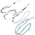 thumbnail image 1 of Women's Wrist Love Letter Colorful Ceramic Phone Bracelet (3 Styles) 3 Pcs, 1 of 5
