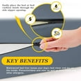 thumbnail image 5 of Dog Bed Covers 36L × 27W × 3H Inch Washable Grey Thickened Waterproof Oxford Fabric with Handles and Zipper Reusable Dog Bed Liner for Medium 50-55 Lbs Dog, 5 of 14