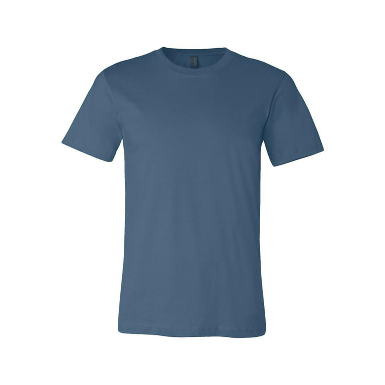 Bella + Canvas Unisex Jersey T-Shirt, Steel Blue - XL -